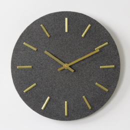 digital clock Minimalist Metal Frame With Glass Lid Cheap Silent Bedroom Quartz Wall Clock