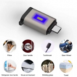 mini usb type-c sterilization lamp portable uv cell phone sanitizer sterilizer uv led lights sanitizers