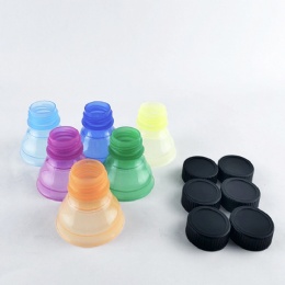 6pcs Creative Soda Savers Top Reusable Bottle Cap Can Convert Resealable Top