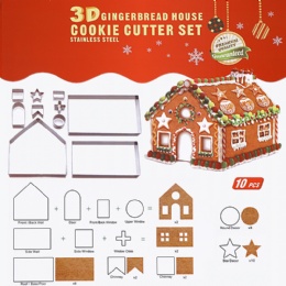 kitchen gadgets Christmas Series Stainless Steel Bakeware Cake Cookie Mould Tool Biscuit Cutter Mold
