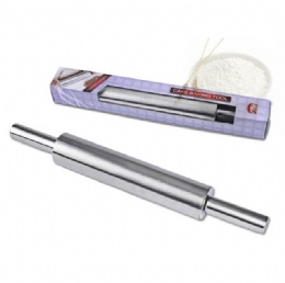 kitchen gadgets Custom Pastry Dough Long Non-stick 304 material Stainless Steel professional french rolling pin for baking