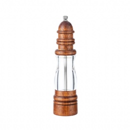 Premium Wood Salt and Pepper Mill Set Wooden Salt and Pepper Grinder Set Adjustable Ceramic Core Salt Mill Pepper Grinder