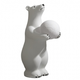 Creative cartoon balloon polar bear landing big ornament Christmas festival decoration animal ornament