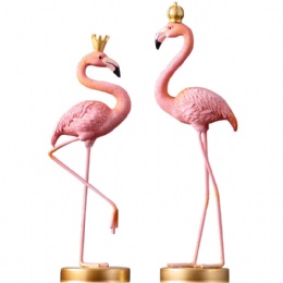 Small Pink Flamingo Yard Ornament Mini Lawn Flamingo Santa Ornaments Pink Flamingo Garden Yard Decor