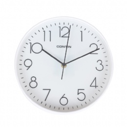 Home Decoration Simple Round Design 10 inch Cheap Plastic Wall Clock