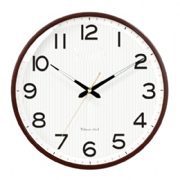Home Decoration Simple Round Design 10 inch Cheap Plastic Wall Clock