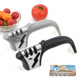 Wholesale 4 Stages Kitchen Mini Professional Suction Wicked Edge Pocket Sharpening Scissors and Knife Sharpener