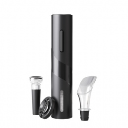 Electric Wine Opener Set Includes Automatic Rechargeable Wine Bottle Opener Electric Corkscrew Foil Cutter Vacuum Preservation Stoppers Wine Stoppers Wine Aerator Pourer