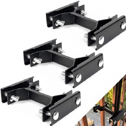 Deck Umbrella Clamp Outdoor Universal Patio Umbrella/Torch Mount Holder Attaches to Railing Maximizing Patio Space