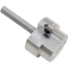 PVC Fitting Saver with 2 Inch Head Aluminum PVC Pipe Reamer For Water Lines, Drain Lines, Vent Lines