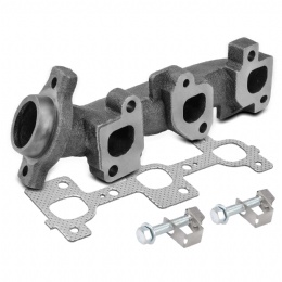 Exhaust Manifold Kit W/Gasket Bolts Nuts [6Cyl 3.6 3.7L] Compatible with Dakota 04-10 Durango 04-09