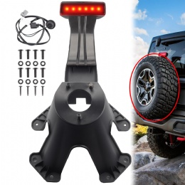 55397217AJ Spare Tire Holder Bracket Tire Carrier Rack Compatible with Jeep JK 2007-2018 68048581AA