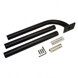 FM100 Anti-Theft Black Keypad Mounting Post 22 Powder Coated Black Keypad Mounting Post