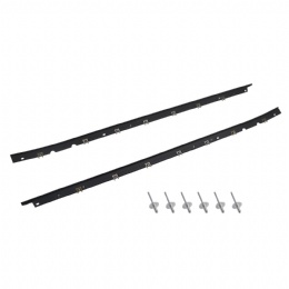 Driver and Passenger Sides Outer Door Panel Window Seals for Corvette 1984-1996 MID-845680 Car Window Replacement