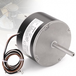 1/6 HP 208-230V 1075RPM Condenser Fan Motor Replacement Compatible with 5KCP29ECA033S & 5KCP39BGP870S Electric Power Source