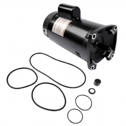 B2842 1.5HP Full Rated Square Flange Replacement Motor 3450 RPM 56Y Frame-Square for Water Pump