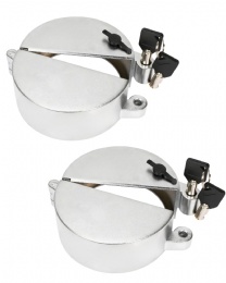 2 PCS Upgrade Semi Truck Locking Fuel Cap Cover Compatible with Freightliner Sterling and Western Star Class 8 Trucks