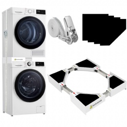 Factory Sale 24 in Washer and Dryer Stacking Kit for Laundry Adjustable Size Stacking Kit Washing Machine Product