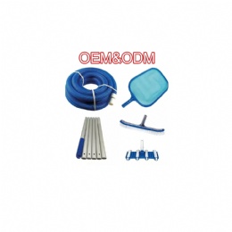 Swimming Pool Cleaning Tool Set Pool Vacuum Head Self-floating Suction Hose Square Pool Vacuum Head Brush Shallow Net