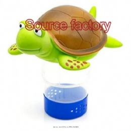 Source factory Floating Turtle Head Inflatable Pool Cleaning PVC Accessory Hot Spring Water Purification Dosing Device for Pool