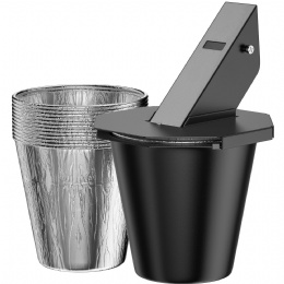 Source factory Upgraded Grease Bucket with Lid suitable for the grease trap of the smoked drip bucket