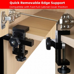 Private Mold Cabinet Door Mounting Jig with Quick Edge Positioner Adjustable Cabinet Door Installation Positioner