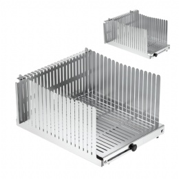 OEM&ODM Stainless steel Bread Slicer for Homemade Bread Bread Slicing Guide Adjustable Width Foldable Compact